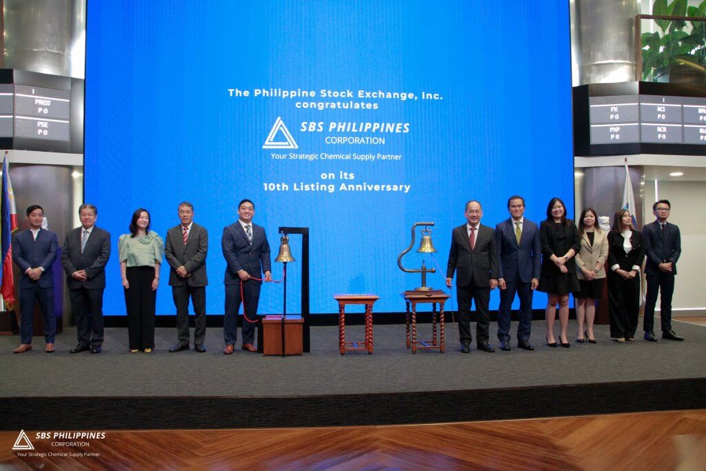 SBS Marks 10-Years on PSE with Bell Ringing Ceremony. SBS Marks 10-Years on PSE with Bell Ringing Ceremony.